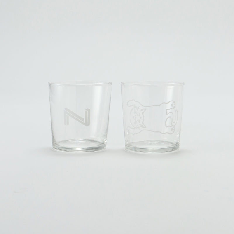 奈良醸造コラボ_FANCTION ネコグラスとNグラスセット